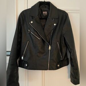 Like New Vegan Leather Jacket